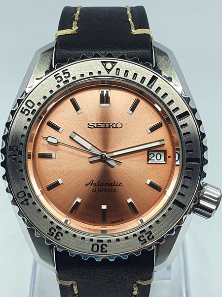 Uncle Seiko Salmon Dial Sarb037 Dial Seiko Sarb Salmon Dial
