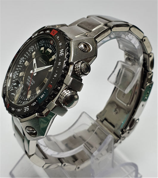 Calendar 100m Seiko 6a32 Price QUARTZ VINTAGE Perpetual Calendar