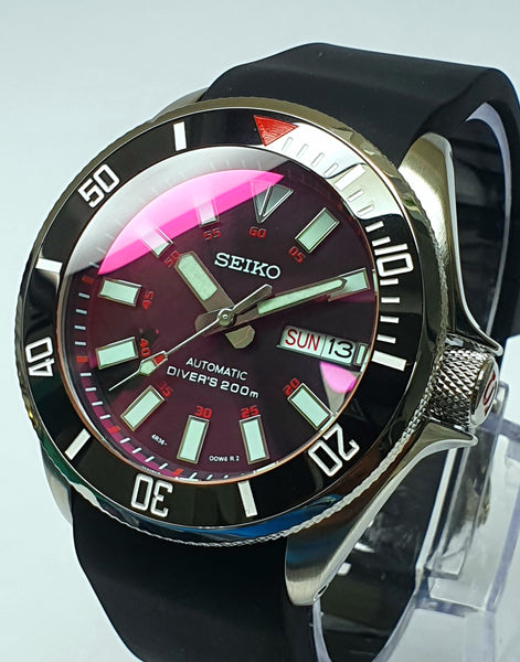 Watches Seiko Blood Monster Bespoke Custom SKX Mini Blood Moon