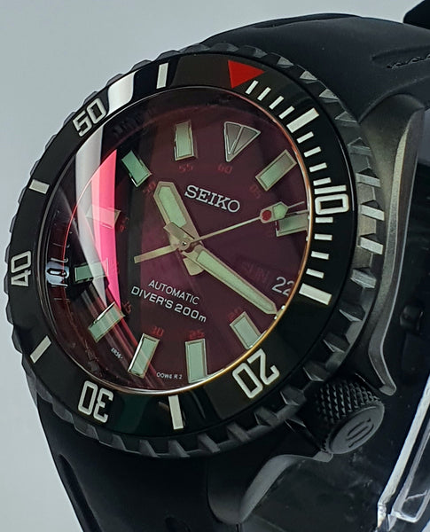 Watches Seiko Blood Monster Bespoke Custom SKX007 Divers