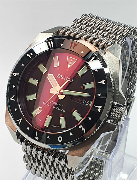 Seiko Mod Bloodmoon Skx Samurai Case Bloodmoon Mod Custom SKX
