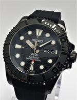 Custom Build SUB Divers Watch Seiko NH36 Automatic GLOBE MOD! Deployment Strap