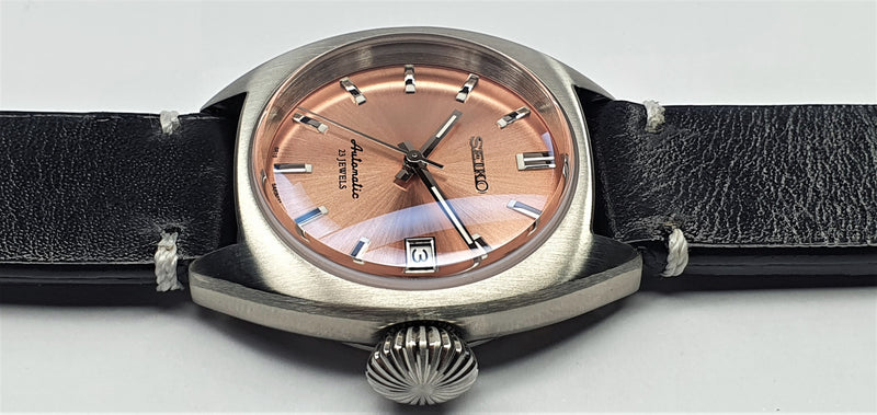 Bespoke Custom Build SARB037 AKA Salmon Dial Watch Seiko NH36 Automatic aka 'Uncle Seiko' Salmon MOD'