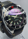 BLOODMOON Custom SKX Samurai Divers Watch SEIKO NH36 - AKA Blood Moon Mod! Premium Quality Case