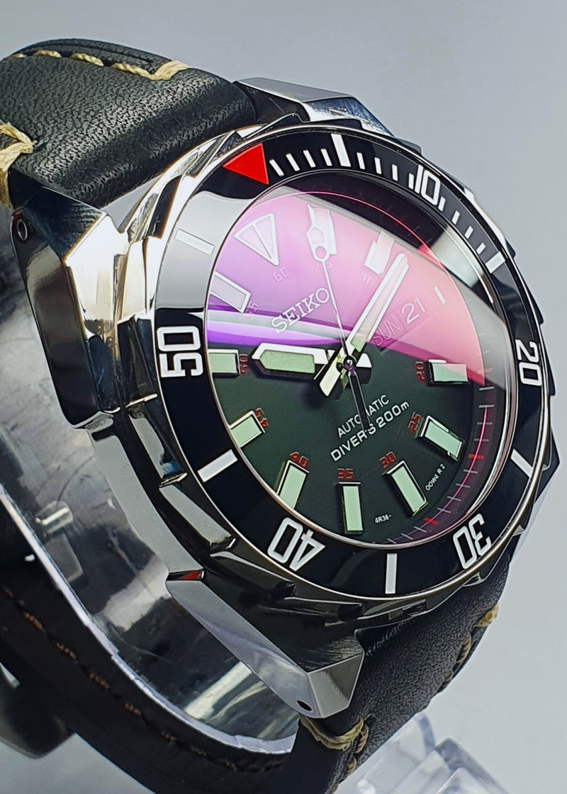 Samurai Mod Divers Watch Seiko Nh36 Seiko Bloodmoon Skx Samurai