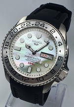 Bespoke Custom Build Seiko Mod SKX007 Divers Watch NH36 Automatic 'MOTHER OF PEARL MOD'