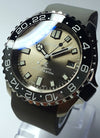 Bespoke Custom Build BLACK GREY Mod' SKX007 Divers Watch NH36 Automatic Divers Watch Sapphire 5ATM