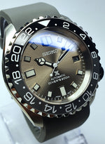 Bespoke Custom Build BLACK GREY Mod' SKX007 Divers Watch NH36 Automatic Divers Watch Sapphire 5ATM