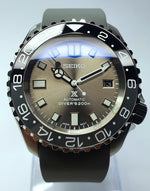 Bespoke Custom Build BLACK GREY Mod' SKX007 Divers Watch NH36 Automatic Divers Watch Sapphire 5ATM