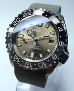 Bespoke Custom Build BLACK GREY Mod' SKX007 Divers Watch NH36 Automatic Divers Watch Sapphire 5ATM