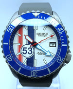 Custom SKX007 Divers Watch SEIKO NH36 - 53 Herbie Volkswagen Mod! Premium High End SKX Case Sapphire 5atm Tested