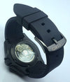 Bespoke Custom Build SKX007 Divers Watch Seiko NH36 Automatic 'STEALTH aka GHOST MOD' Premium Quality Case & Sapphire