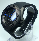Bespoke Custom Build SKX007 Divers Watch Seiko NH36 Automatic 'STEALTH aka GHOST MOD' Premium Quality Case & Sapphire
