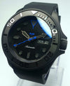 Bespoke Custom Build SKX007 Divers Watch Seiko NH36 Automatic 'STEALTH aka GHOST MOD' Premium Quality Case & Sapphire