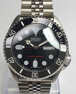 Bespoke Custom Bruce Wayne Mod' SKX007 Divers Watch NH36 Automatic Divers Watch Sapphire 5ATM