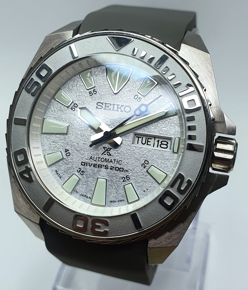 Bespoke Custom Samurai Divers Watch SEIKO NH36 - ICE MONSTER Mod! Premium Quality Case