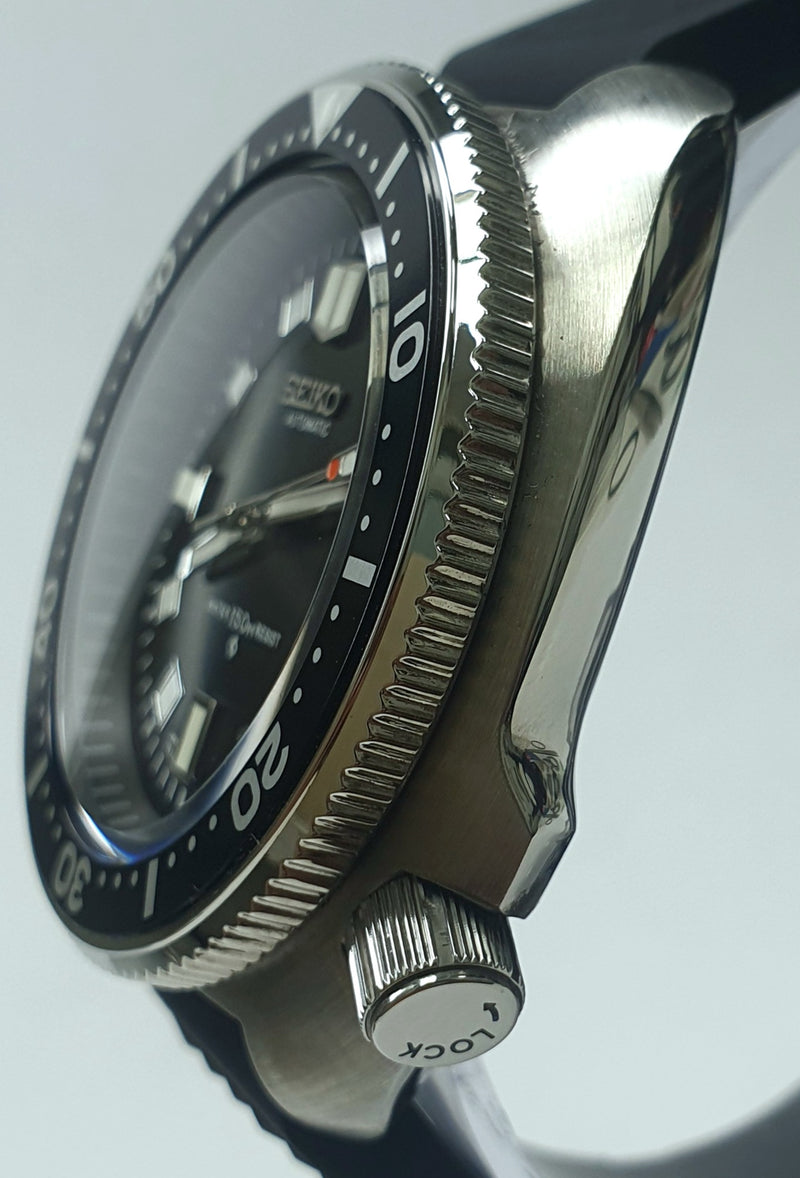LOCK CROWN' Bespoke Custom Build Seiko 6105 Mod Divers Watch NH36