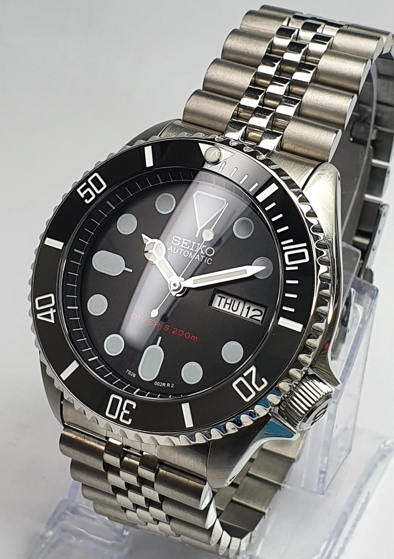 Bespoke Custom Bruce Wayne Mod' SKX007 Divers Watch NH36 Automatic Divers Watch Sapphire 5ATM