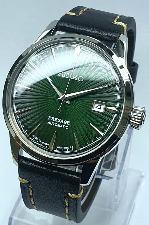 Bespoke 40mm Custom Build Presage Mod! Gents Watch Seiko NH36 Automatic Presage Mod