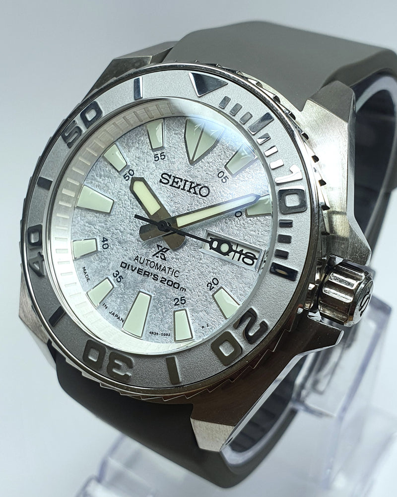 Bespoke Custom Samurai Divers Watch SEIKO NH36 - ICE MONSTER Mod! Premium Quality Case