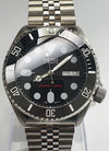 Bespoke Custom Bruce Wayne Mod' SKX007 Divers Watch NH36 Automatic Divers Watch Sapphire 5ATM