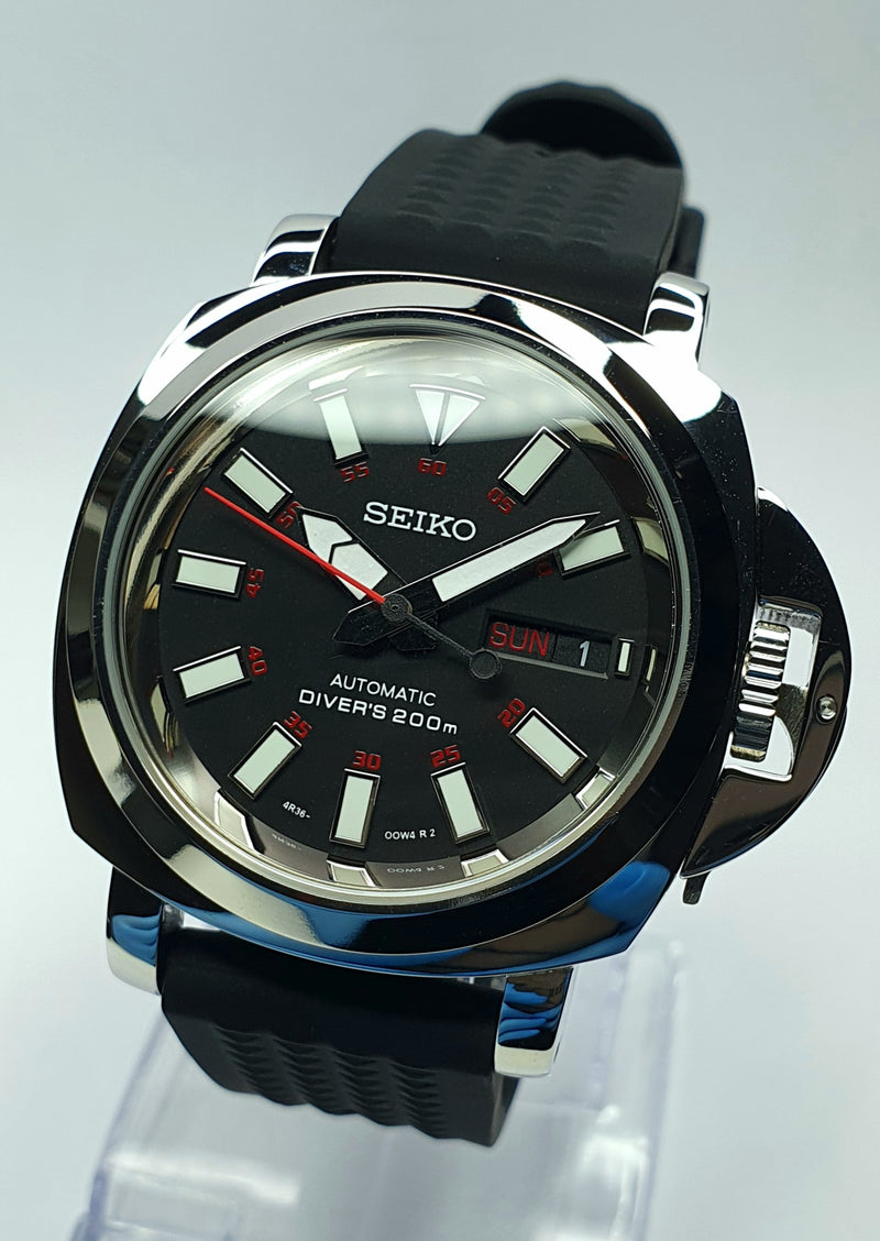 Bespoke Custom Build PAN Bloodmoon MOD SEIKO NH36 Automatic Movement