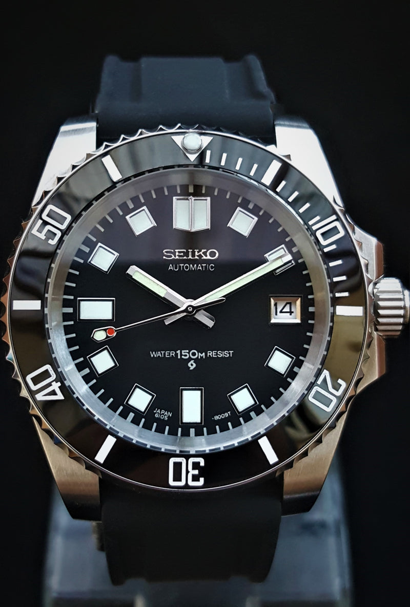 SOLD OUT Bespoke Custom Build SUB Divers Watch Seiko NH36 Automatic '6105 CAPTAIN WILLARD MOD'
