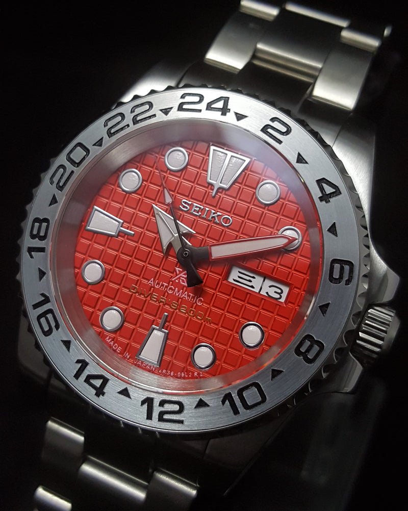 Seiko 4r36 Seiko Nh36 Specs NEW BLACK BLUE SUNBURST DIAL, HANDS