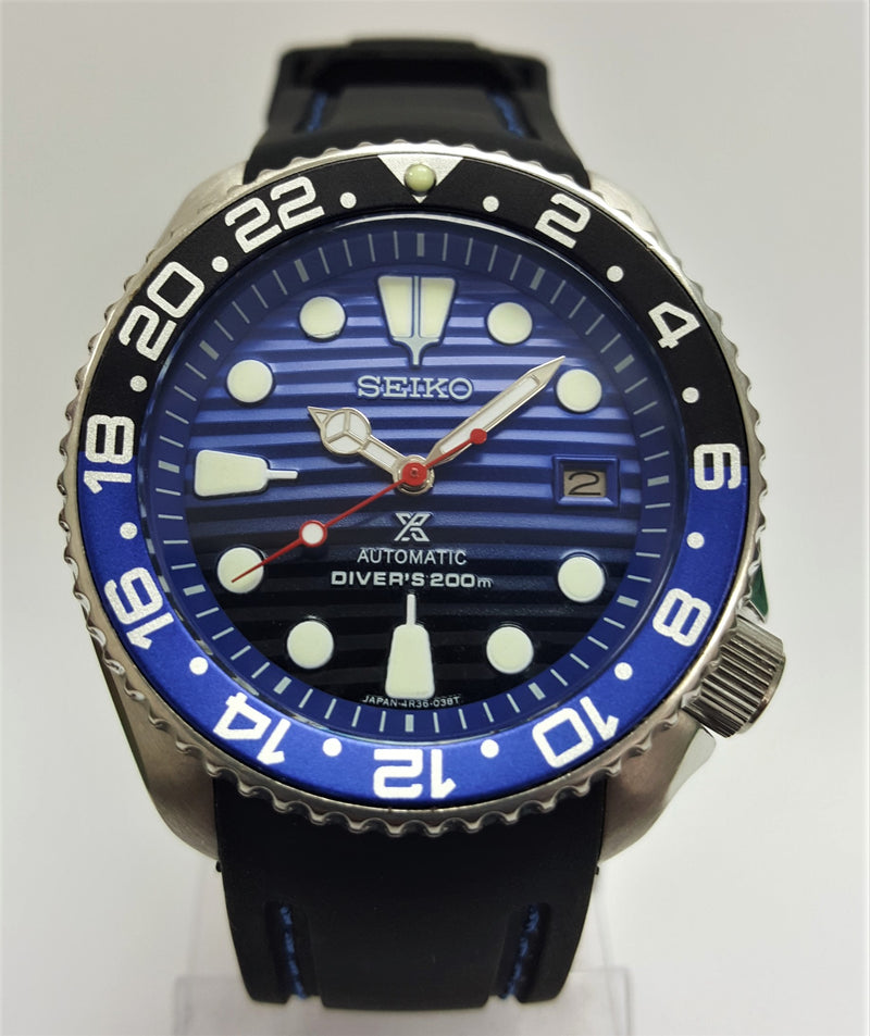 Seiko Automatic Scuba Diver's 7002-7001 Wrist-Watch, Stunning Blue - Foto 3