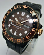 Custom Build SKX007 Divers Watch Seiko NH36 Automatic 'ROOT BEER MOD'