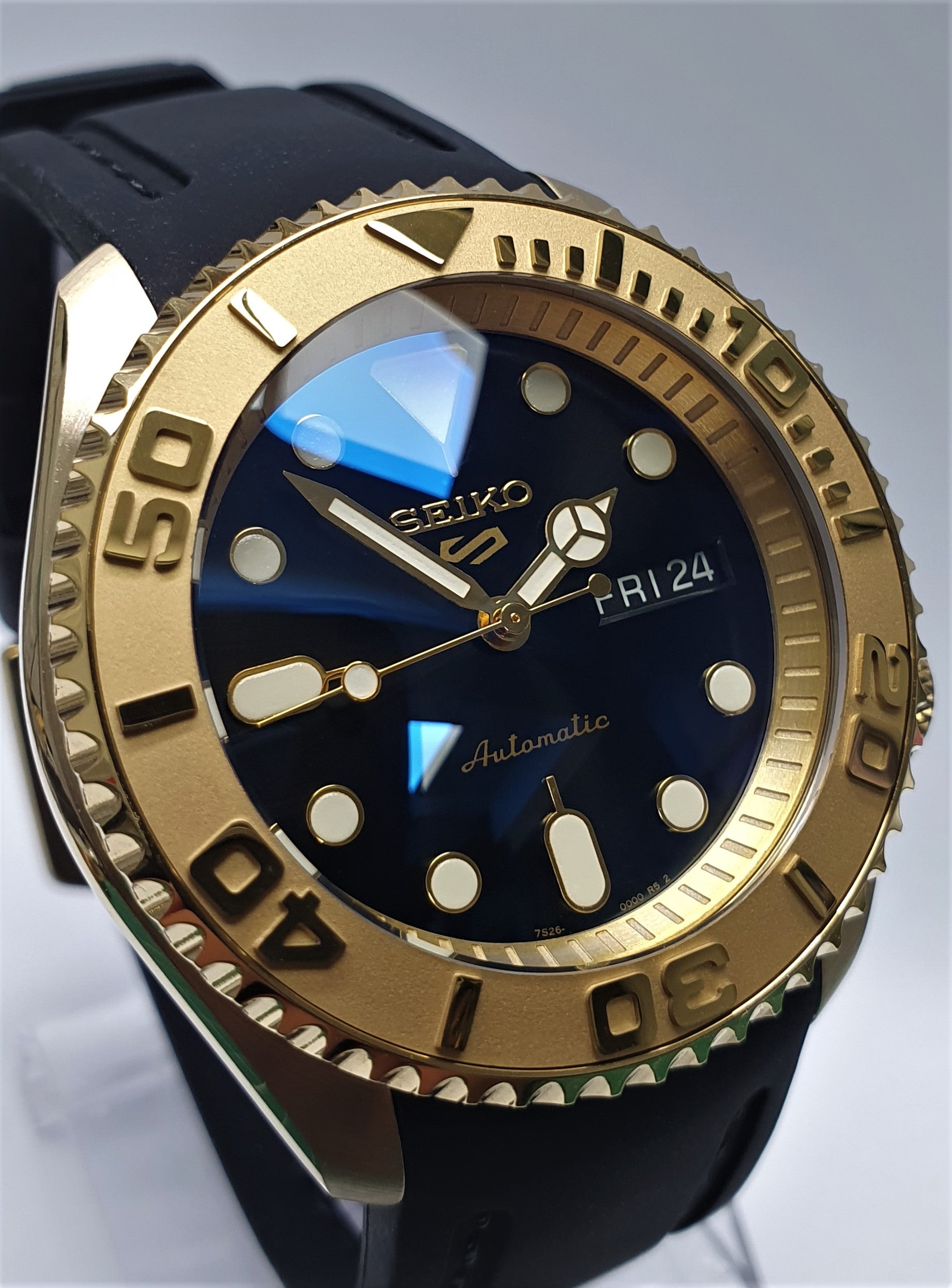 Jps Watch Bespoke Custom Build JPS Mod SKX007 Divers Watch NH36 Automatic 'YACHT ...