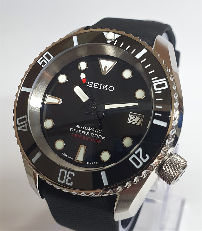 Bespoke Custom Build SUMO Divers Watch Seiko NH36 Automatic 'SUMO LTD EDITION MOD'