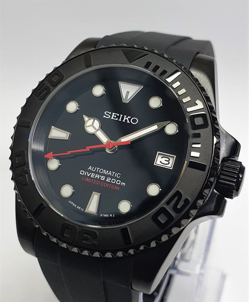 Bespoke Custom Build SUBMARINER Divers Watch Seiko NH36 Automatic 'SUMO LTD EDITION MOD'