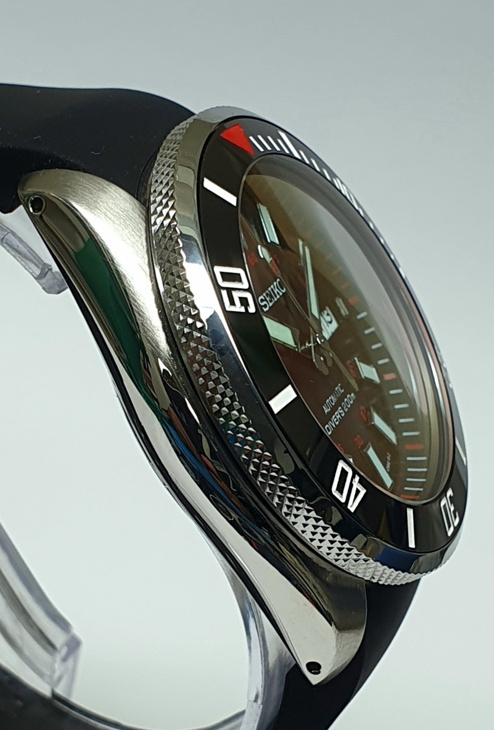 Blood Watch Design Bespoke Custom SKX mini Blood Moon Divers Watch SEIKO NH36 - AKA Blood ...