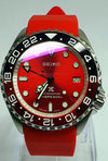 Bespoke Custom Build GMT MASTER 'Zimbe Mod' SKX007 Divers Watch NH34 GMT Automatic Divers Watch