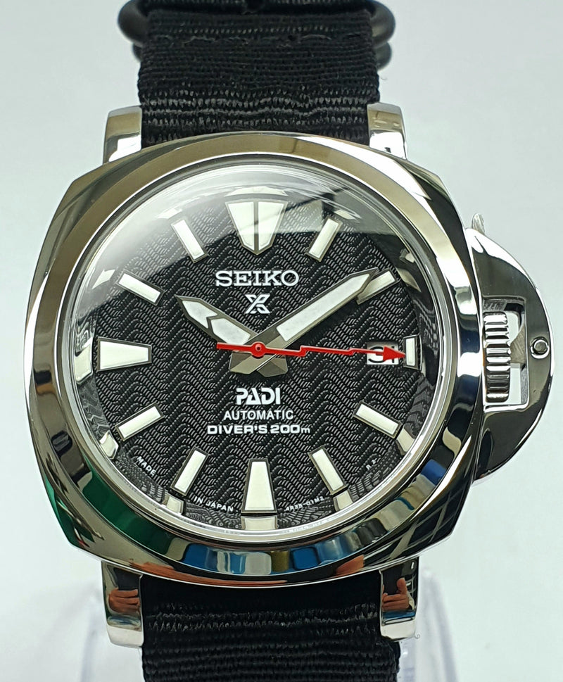 Bespoke Custom Build Pan MOD SEIKO NH36 Automatic Movement 3D samurai