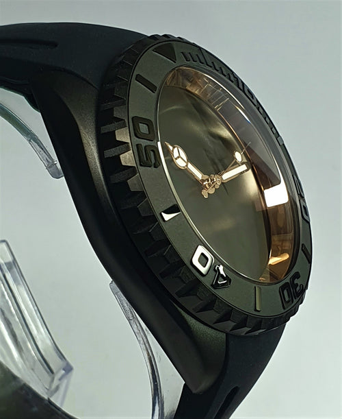 Custom Build SKX007 Divers Watch Seiko NH36 Automatic 'STEALTH aka GHOST MOD' Premium Qaulity PVD Case Sapphire Crystal