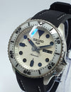 Bespoke Custom Build WHITE GHOST Mod' SKX007 Divers Watch NH36 Automatic Divers Watch 5ATM