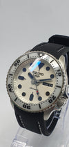 Bespoke Custom Build WHITE GHOST Mod' SKX007 Divers Watch NH36 Automatic Divers Watch 5ATM