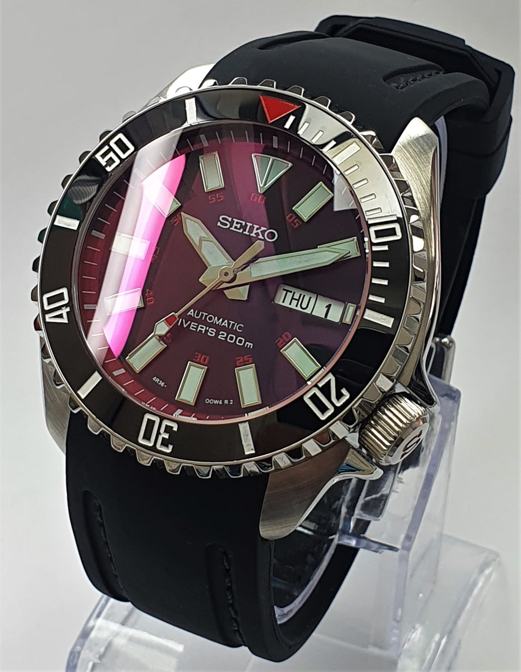 Seiko Skx007 Seiko Bloodmoon Samurai Bespoke Custom SKX007 Blood
