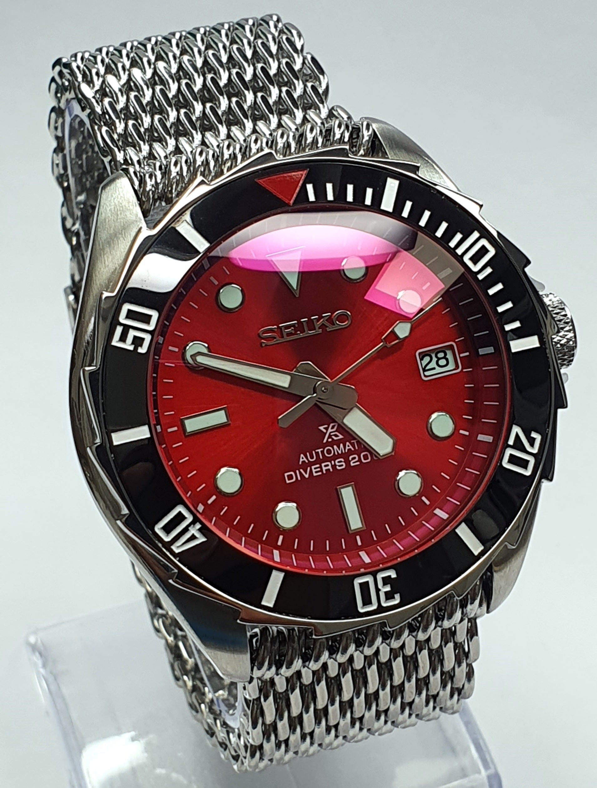 Seiko 2024 diver red