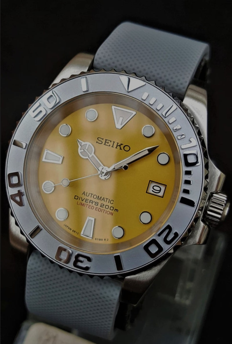 Bespoke Custom Build SUB Divers Watch Seiko NH36 Automatic 'SUMO 