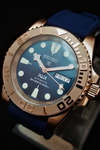Custom Submariner Divers Watch SEIKO NH36 - Yacht Master II Mod! Premium Quality Case 5atm Tested