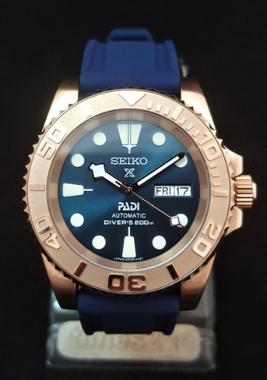 Custom Submariner Divers Watch SEIKO NH36 - Yacht Master II Mod! Premium Quality Case 5atm Tested